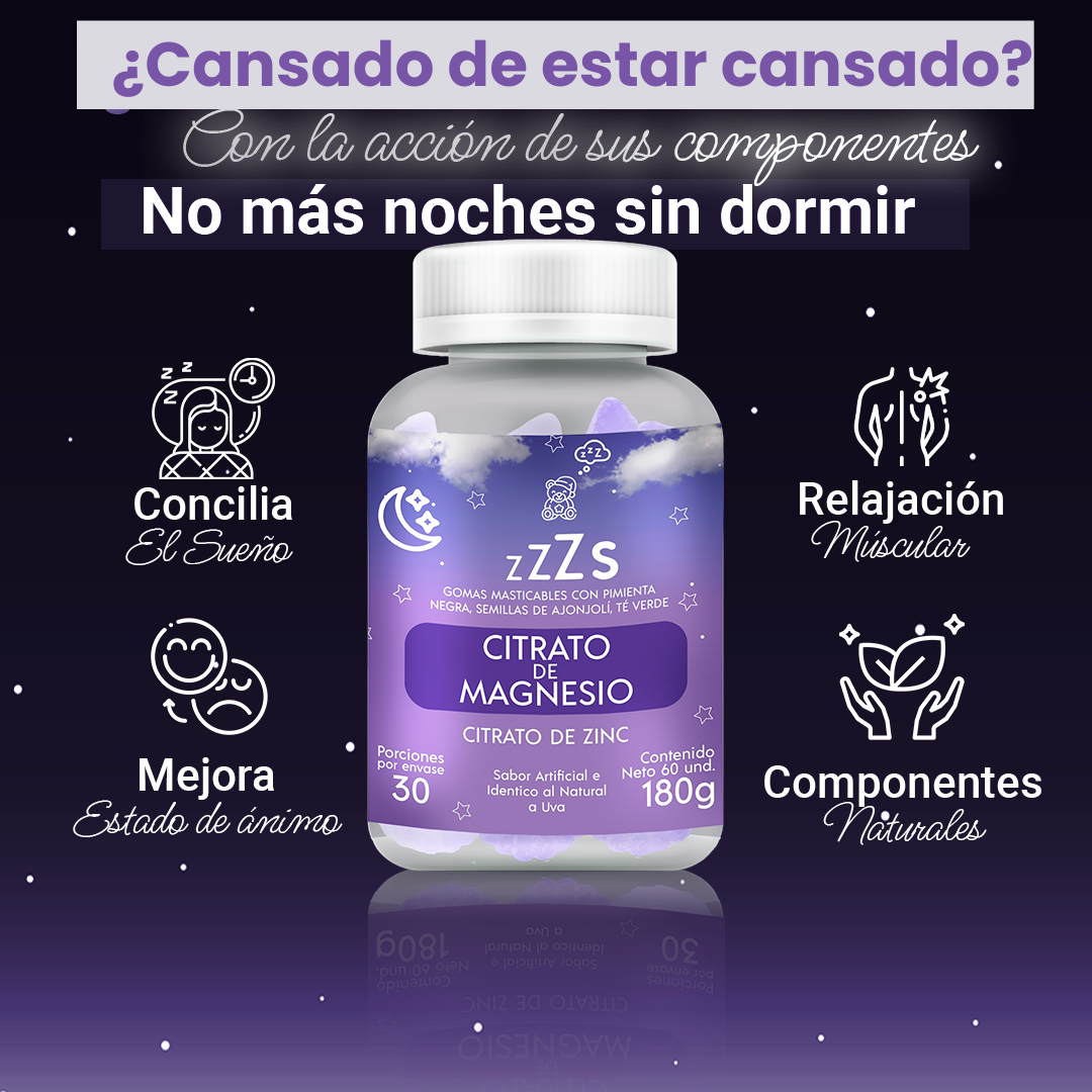 Gomitas de Citrato de Magnesio – Energía, Relajación y Bienestar