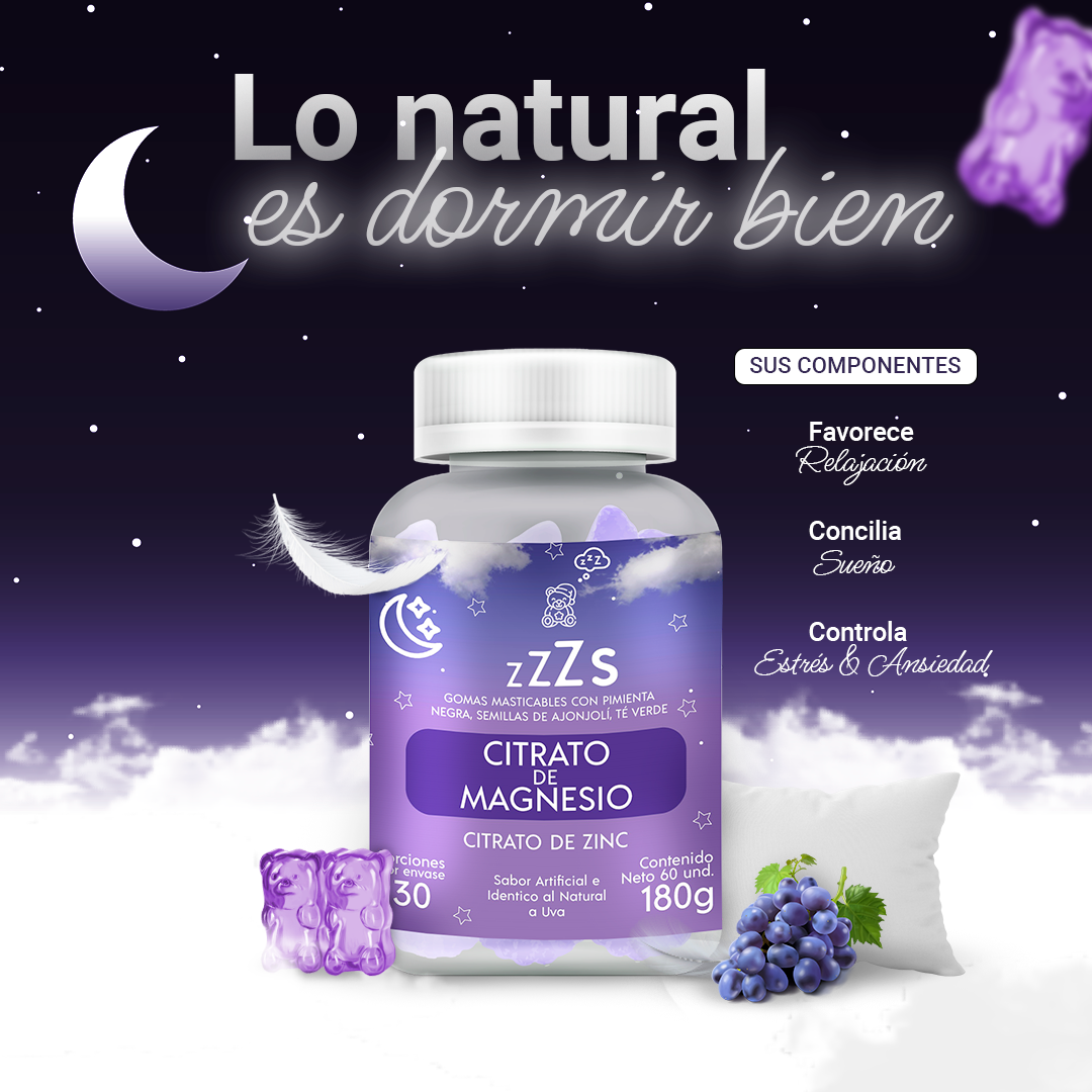 Gomitas de Citrato de Magnesio – Energía, Relajación y Bienestar
